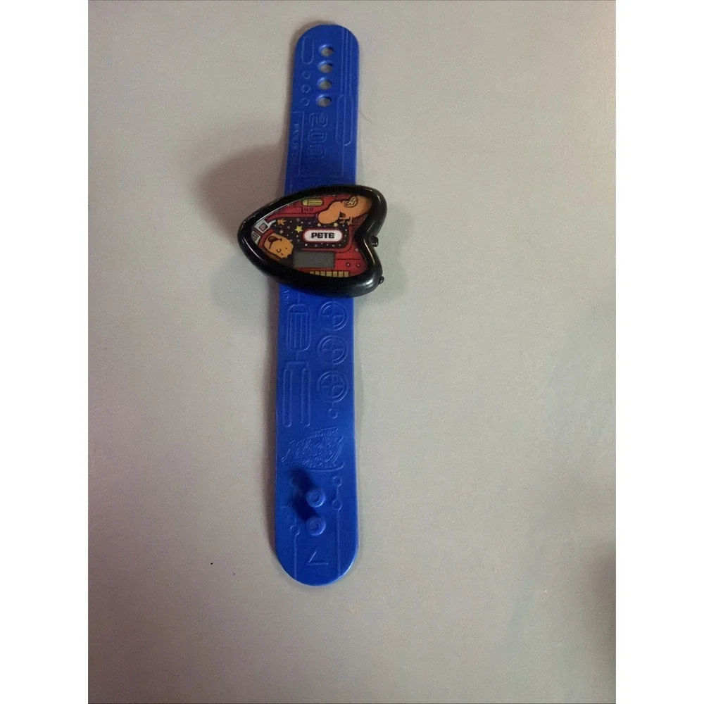 2001 Vintage Sonic Wacky Pack Junior Wristwatches Cherrie (pink) And Pete (blue)
